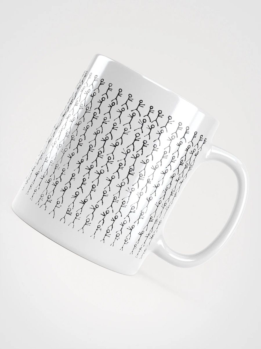 Men Sleep Walking White Glossy Mug product image (3)