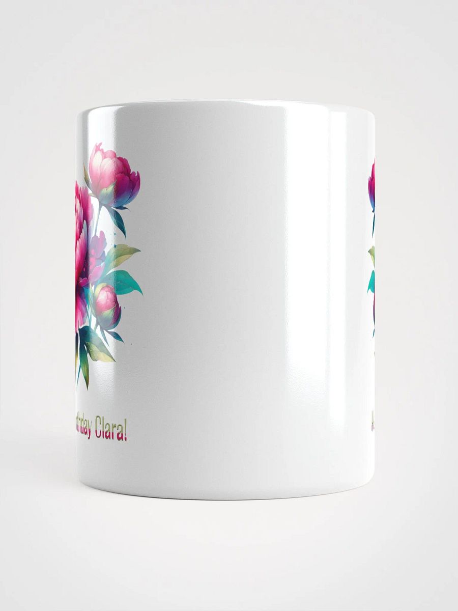 Happy Birthday Clara White Glossy Mug product image (5)