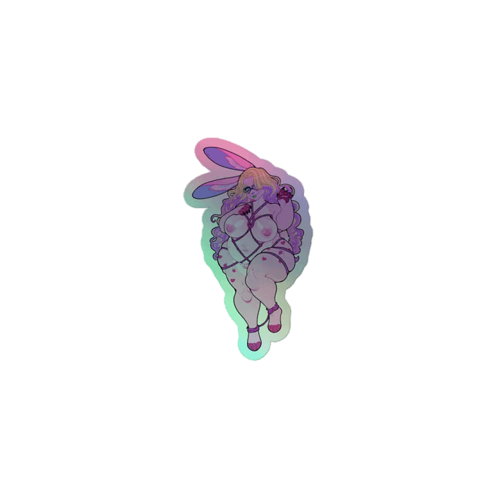 Bun Shibari Holo Sticker (Front) product image (1)