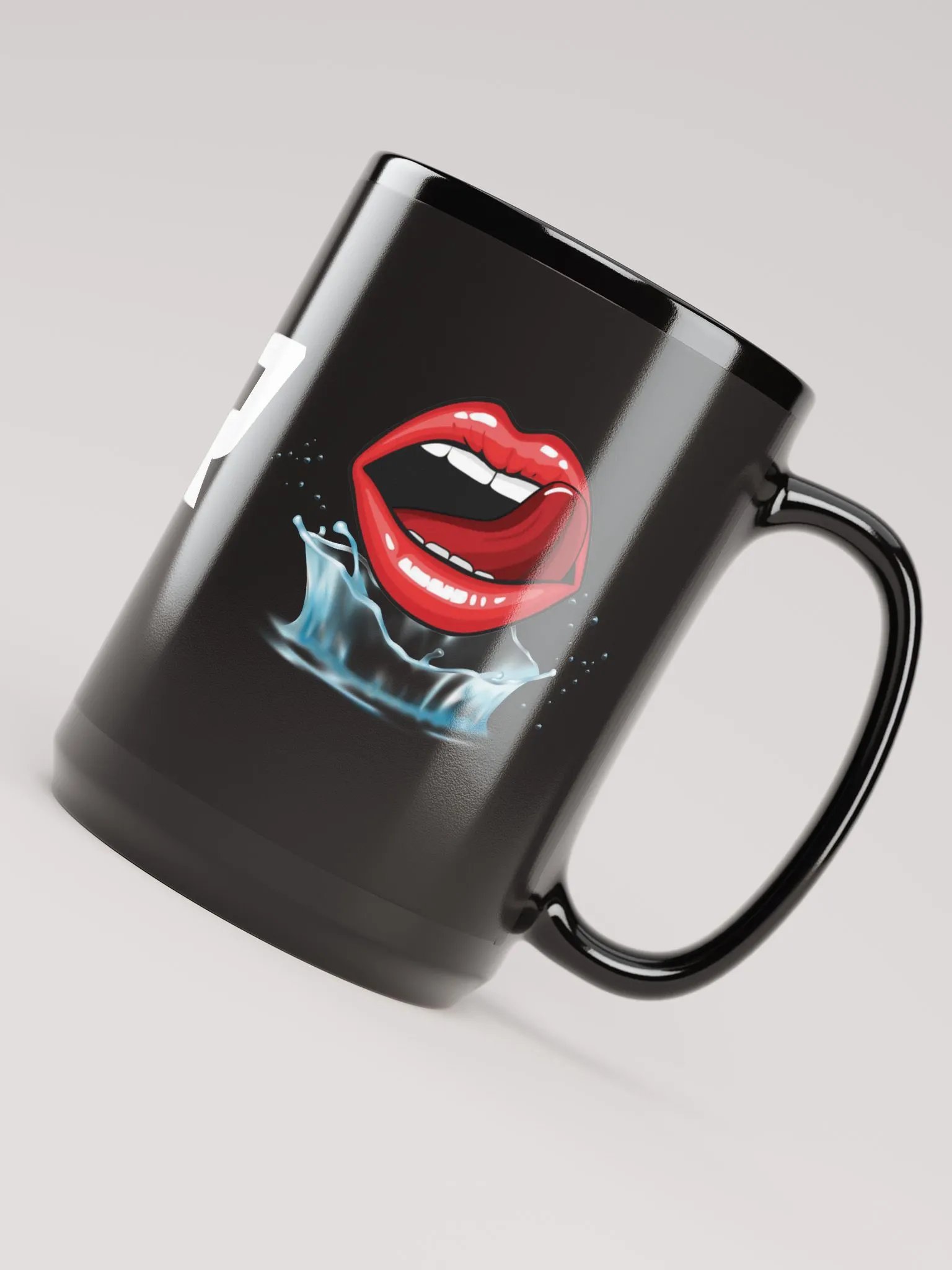 Wet Lips Black Mug 15oz product image (4)