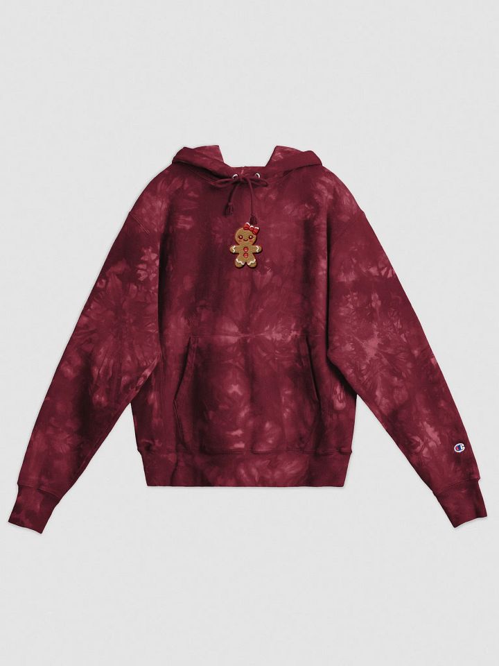 Gingerbread Girl Embroidered Champion Tie-Dye Hoodie product image (1)