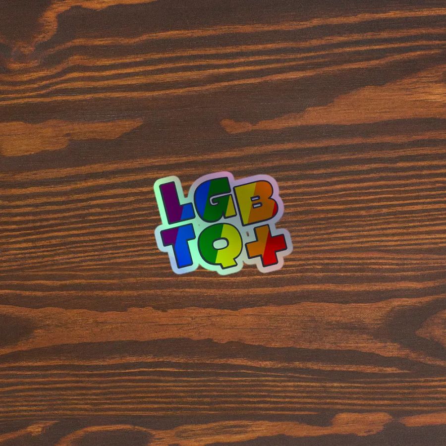 LGBTQ+ Pride Holographic Sticker product image (3)