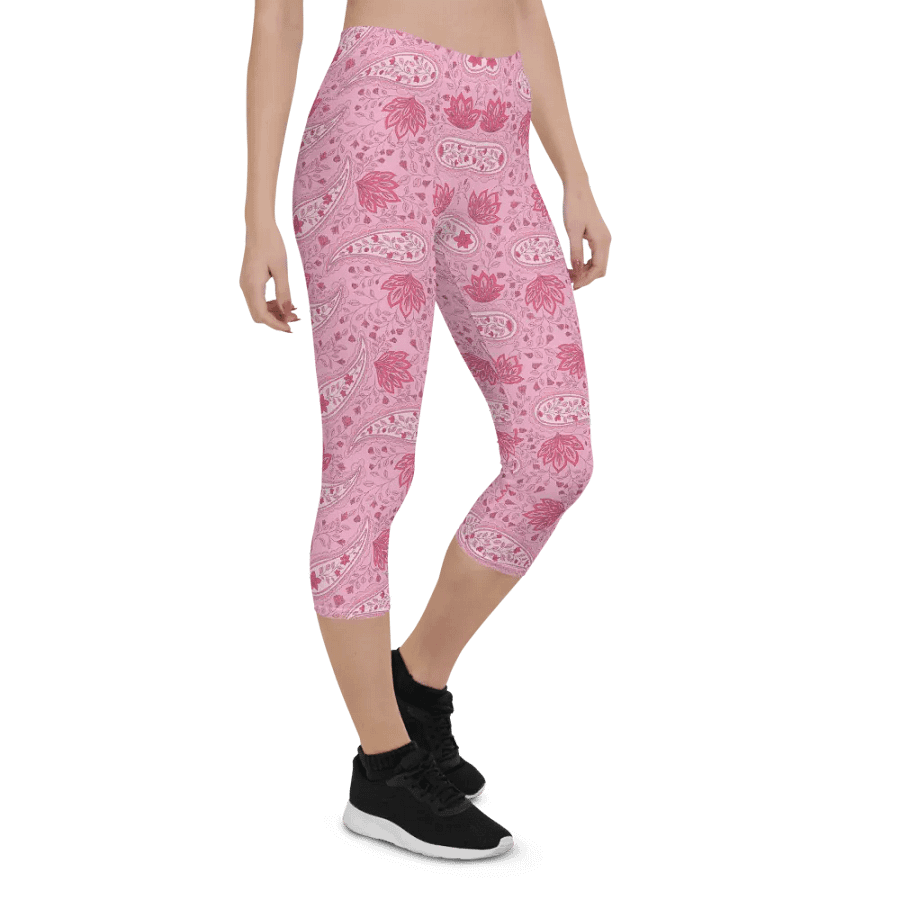 Rosewater Paisley | Capri Leggings product image (6)