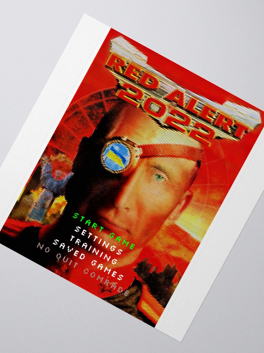 Red Alert 2022 (Putin and Conquer) Kiss Cut Stickers by Allcolor product image (2)