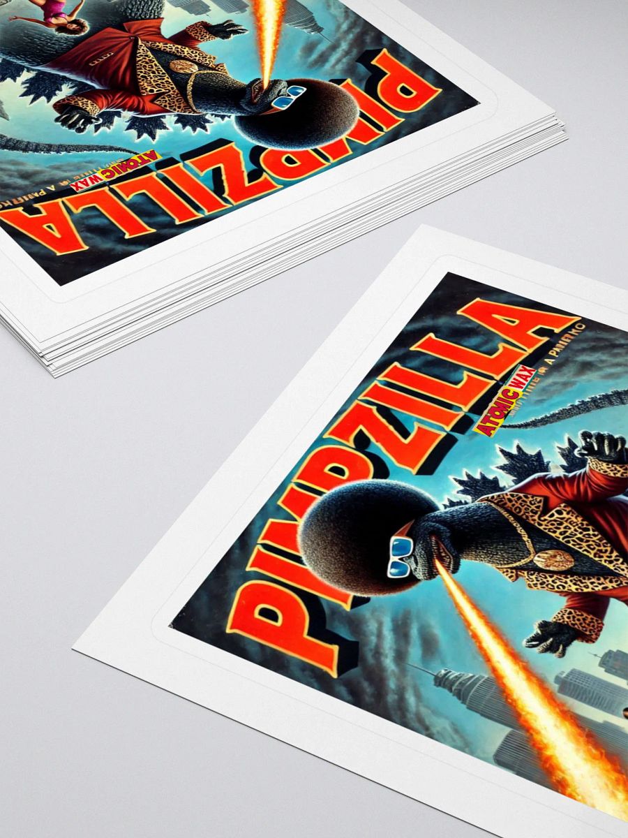 Pimpzilla King of Pimps Sticker product image (4)