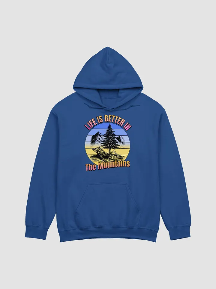 Life Is Better In The Mountains Skeleton Retreat Hoodie product image (1)