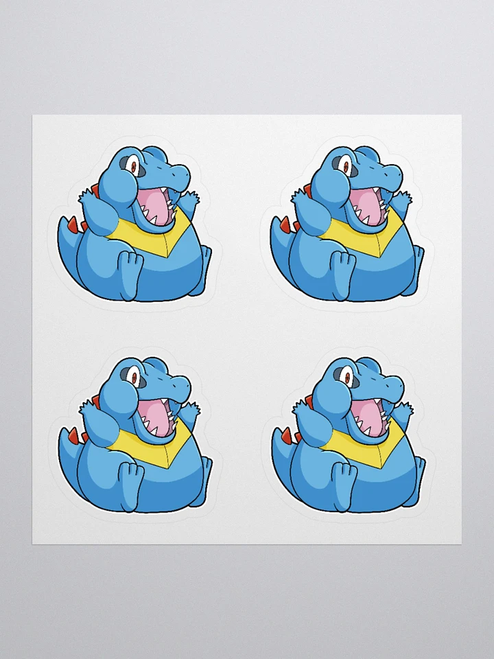 Chubby Totodile Sticker Sheet product image (1)