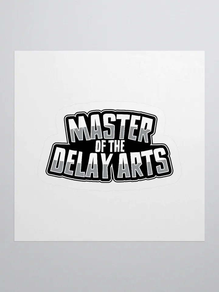 Master of the Delay Arts – Funny Gamer Sticker product image (3)