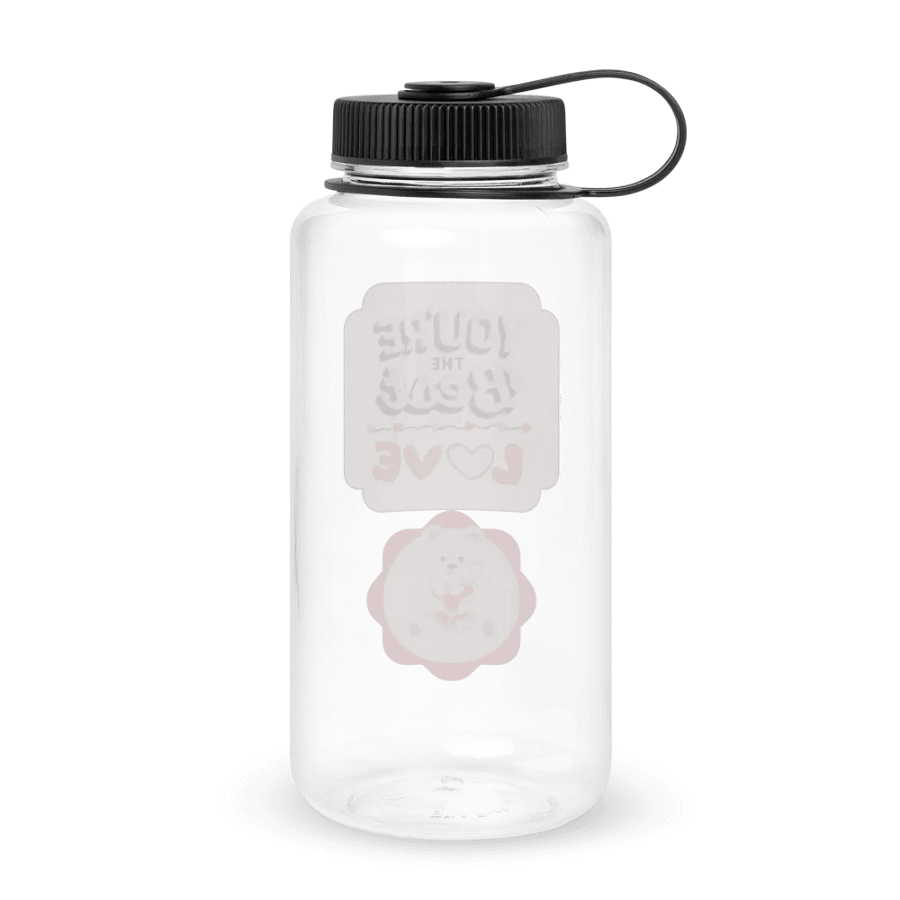 Teddy Love Wide Mouth Plastic Water Bottle (Best gift for Females) product image (2)