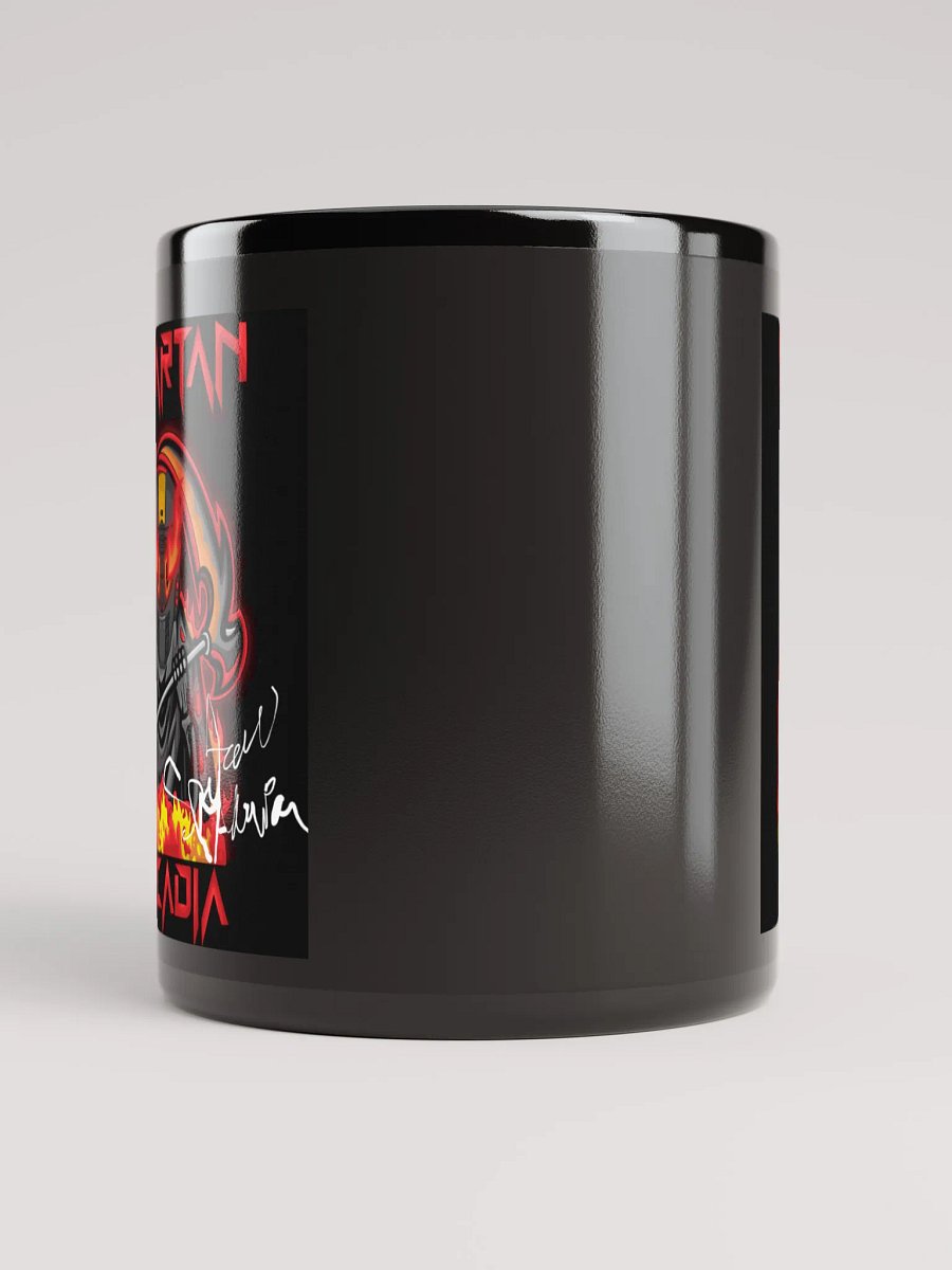Spartan McCarron autographed black glossy mug product image (10)