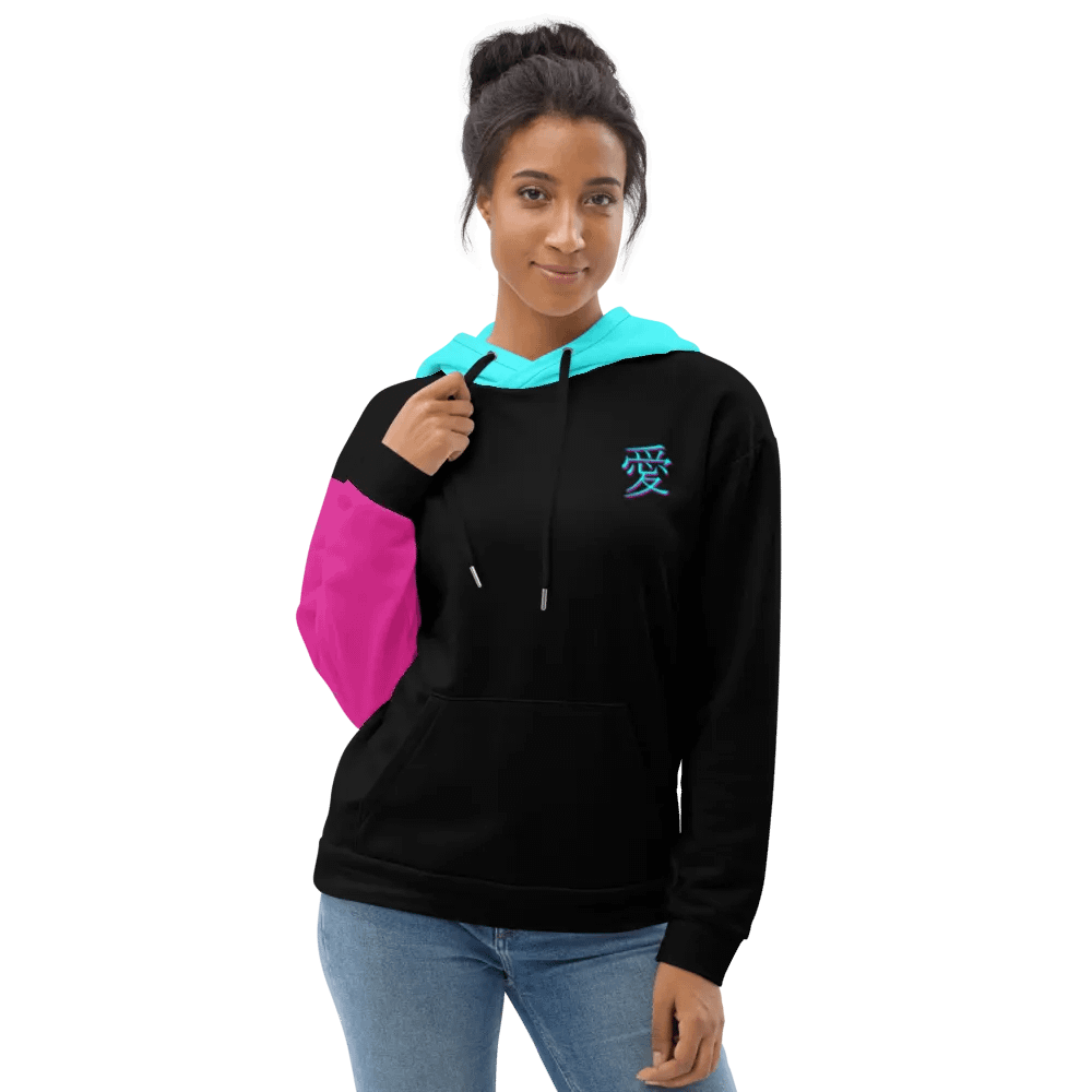 Waifu Material - Hoodie (Black) product image (9)