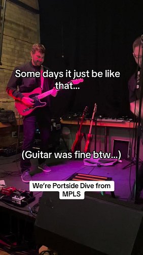 Hey sometimes all you can do is laugh it off and just keep going. Life happens. Just gotta keep going.

We’re Portside Dive f...