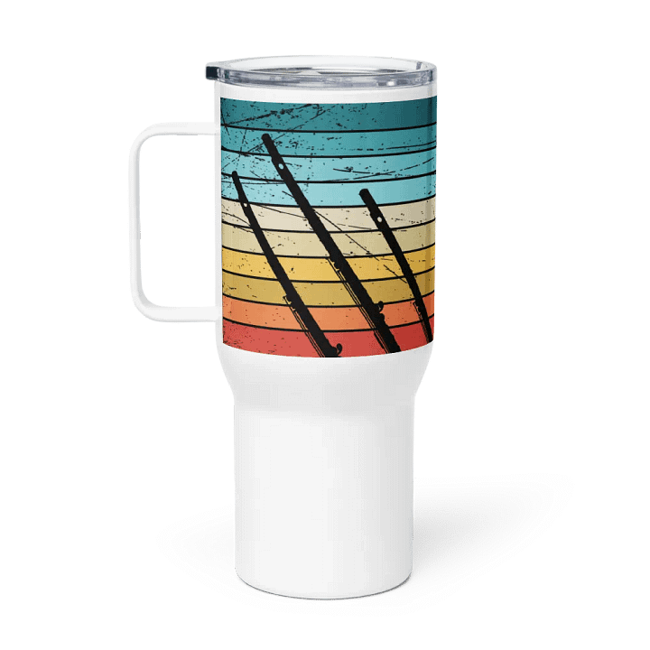 Abstract Flute Stainless Steel Travel Mug - C Flute product image (2)