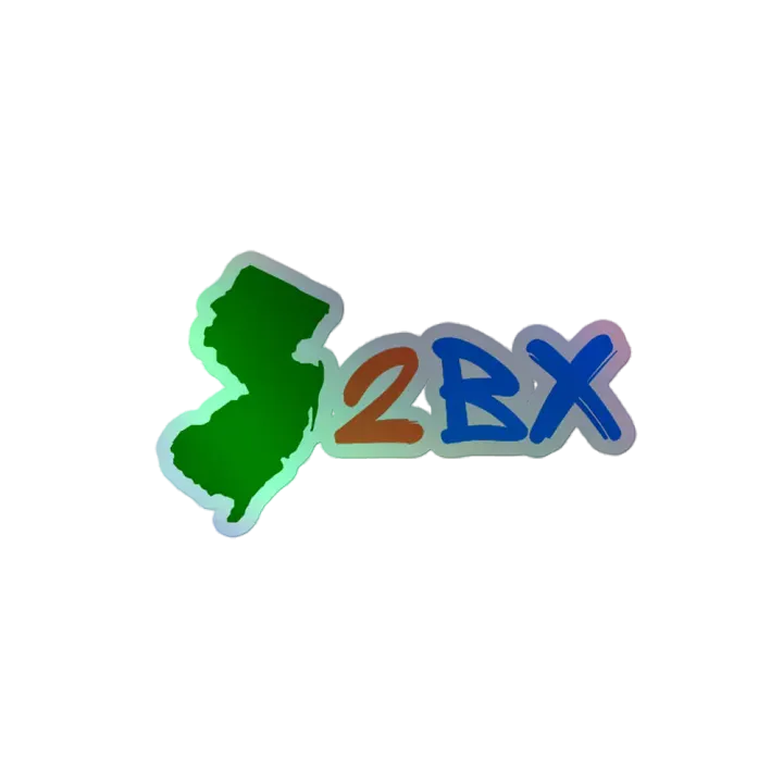 Jersey2Bronx Logo Holographic Sticker product image (2)