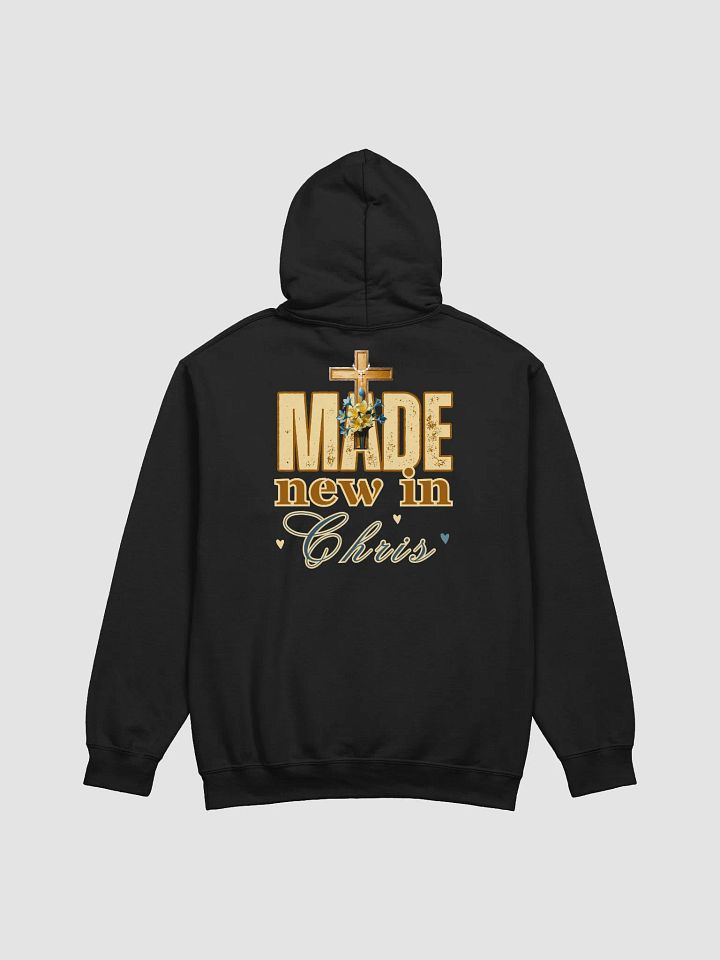 Made New In Christ Christian Gildan Hoodie - Back Design product image (2)
