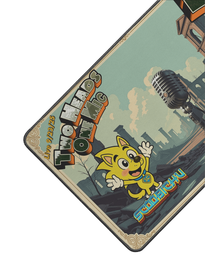 Two Heads Ep. 7 Gaming / Desk Mat product image (2)