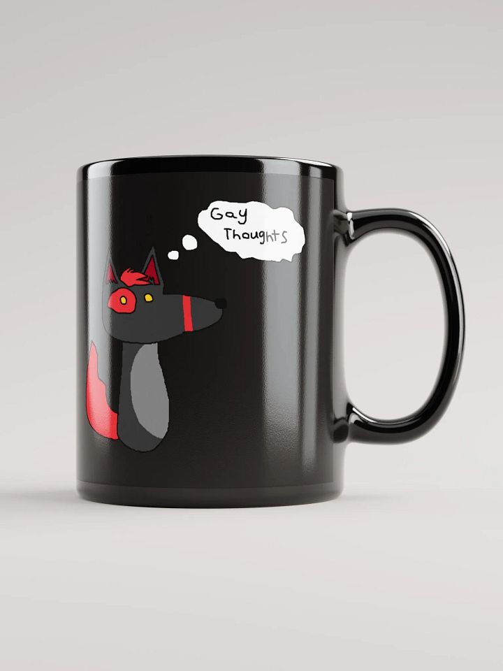 Gay Thoughts Black Glossy Mug product image (1)