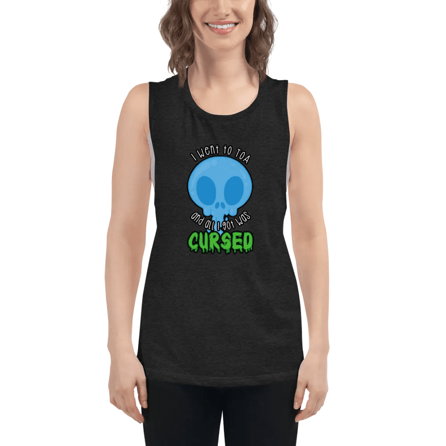 All I Got Was Cursed - Mage - Women's Style Muscle Tank product image (6)