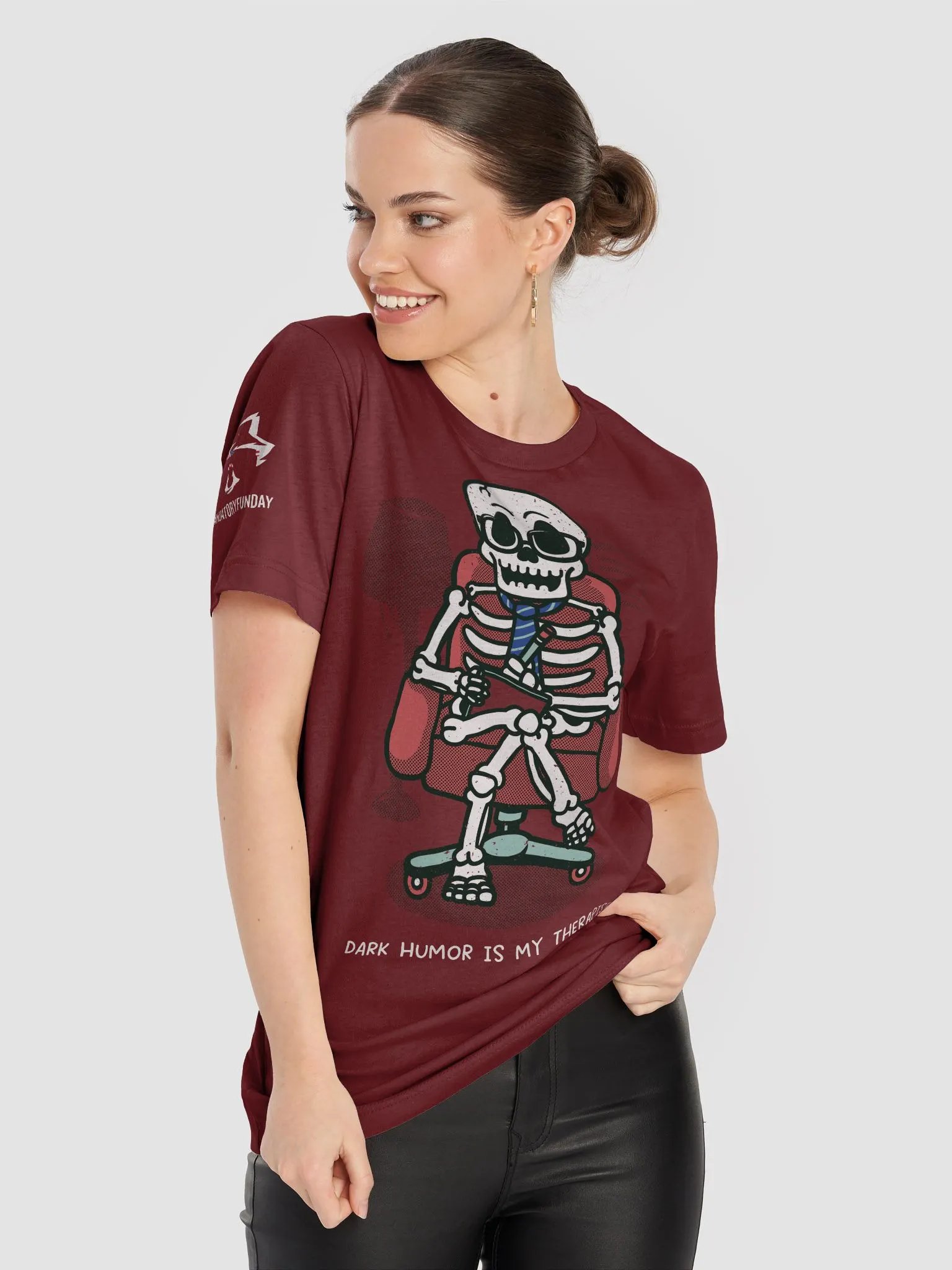 Dark Humor Is My Therapy Women's Tee product image (8)