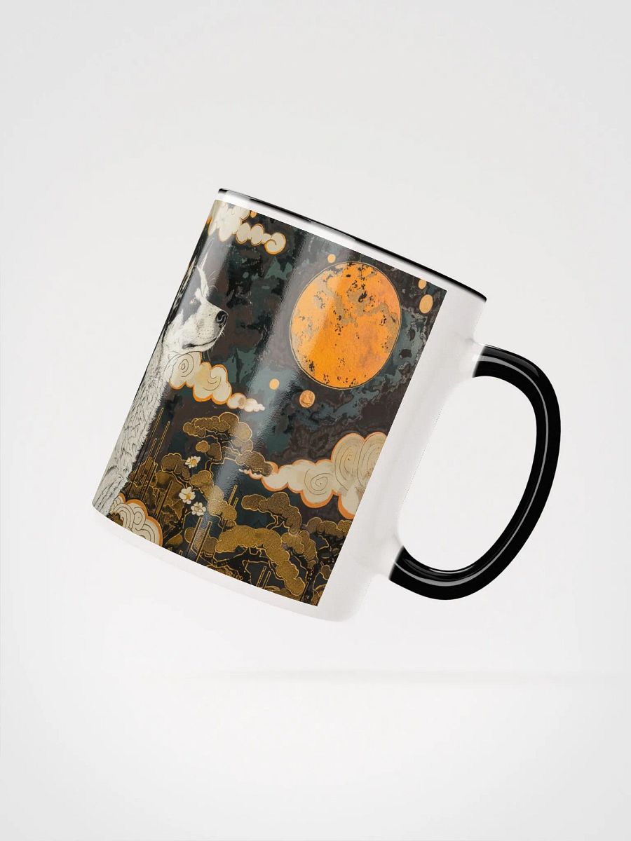 American Akita Moon Psychedelic Art product image (2)