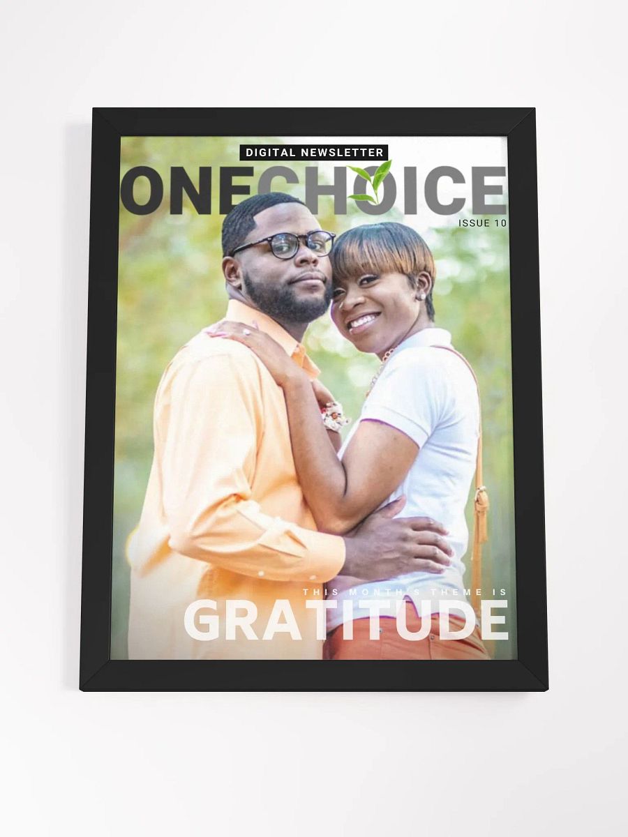 Issue 10 of One Choice Magazine Cover Wall Art product image (8)