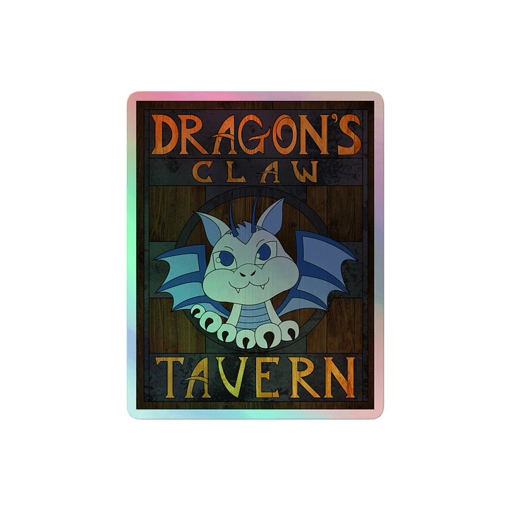 Dragon's Claw Tavern Holo Sticker product image (2)