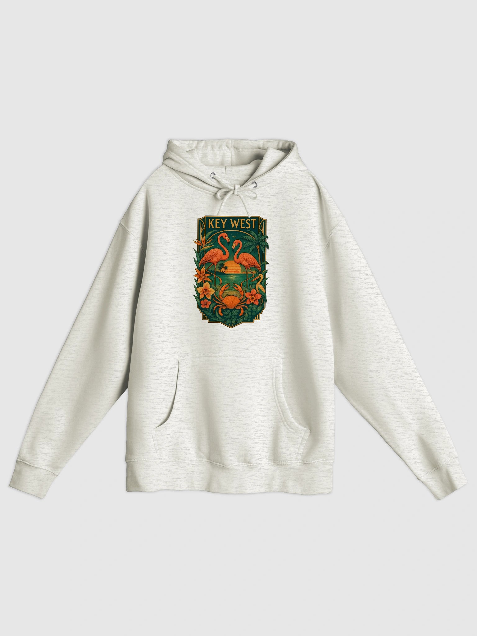 Key West Tropical Conch Republic Hoodie with Flamingos product image (3)