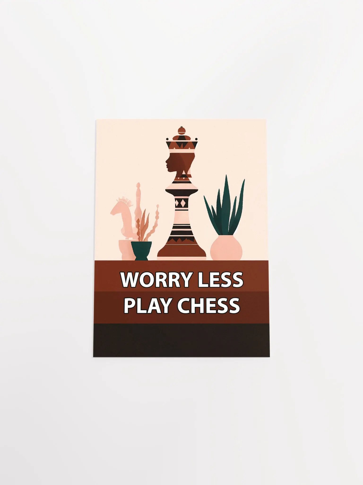 WORRY LESS PLAY CHESS POSTER product image (4)