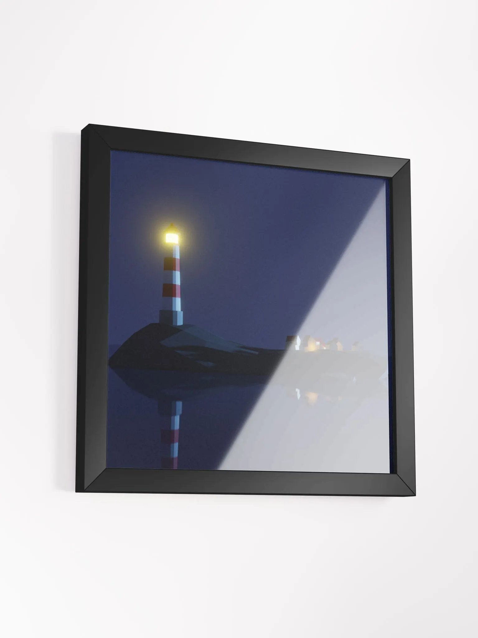 LowPloy Lighthouse Framed Print 12