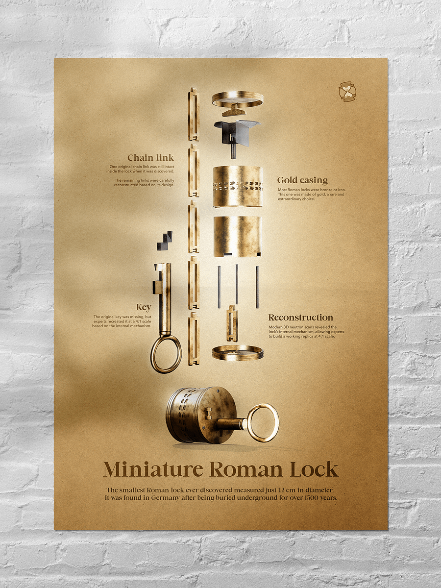 Miniature Roman Lock Unframed Poster product image (1)
