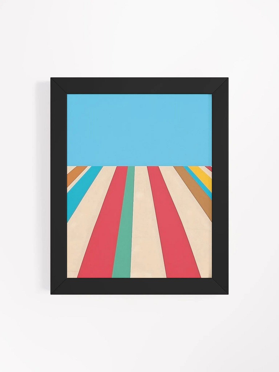 Framed Poster of Colored Stripes product image (4)