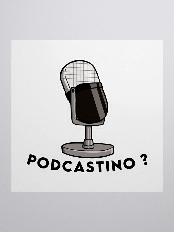 Podcastino - Sticker product image (1)