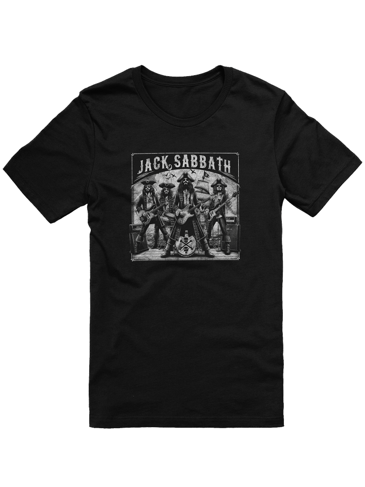 Jack Sabbath T-Shirt – Pirate Jack Sparrow Black Sabbath Parody Band Tee product image (1)