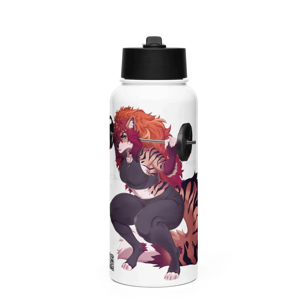 Wolfhead Workout - Steel Water Bottle product image (1)