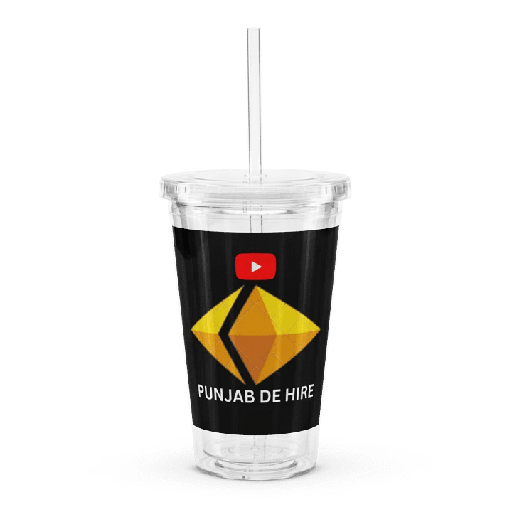 Double Wall Clear Plastic Tumbler product image (1)