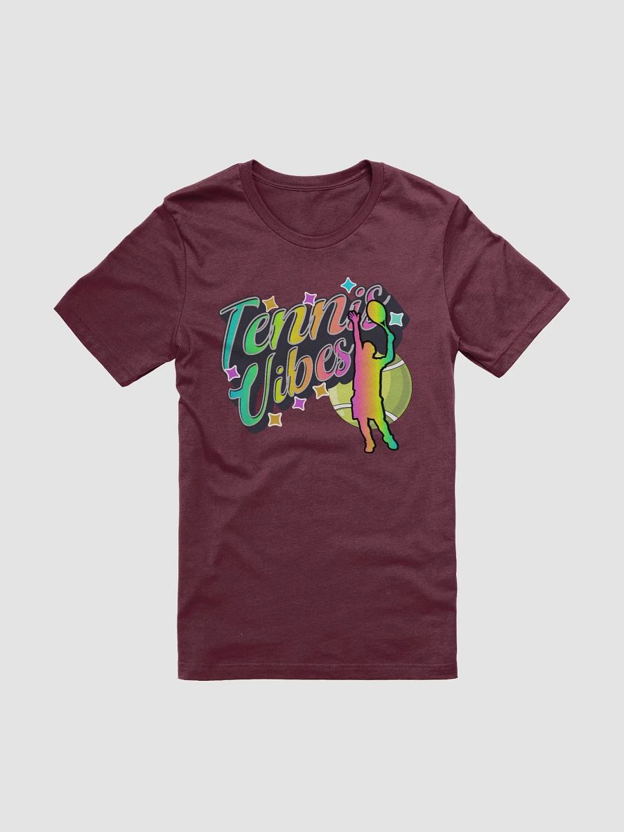 Tennis Vibes Male Neon Silhouette T-Shirt product image (1)
