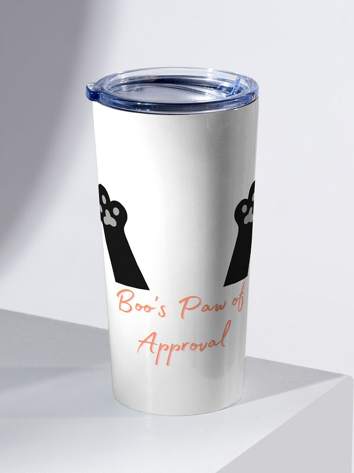 Boo's Paw's Of Approval (20oz Stainless Steel Tumbler). product image (2)