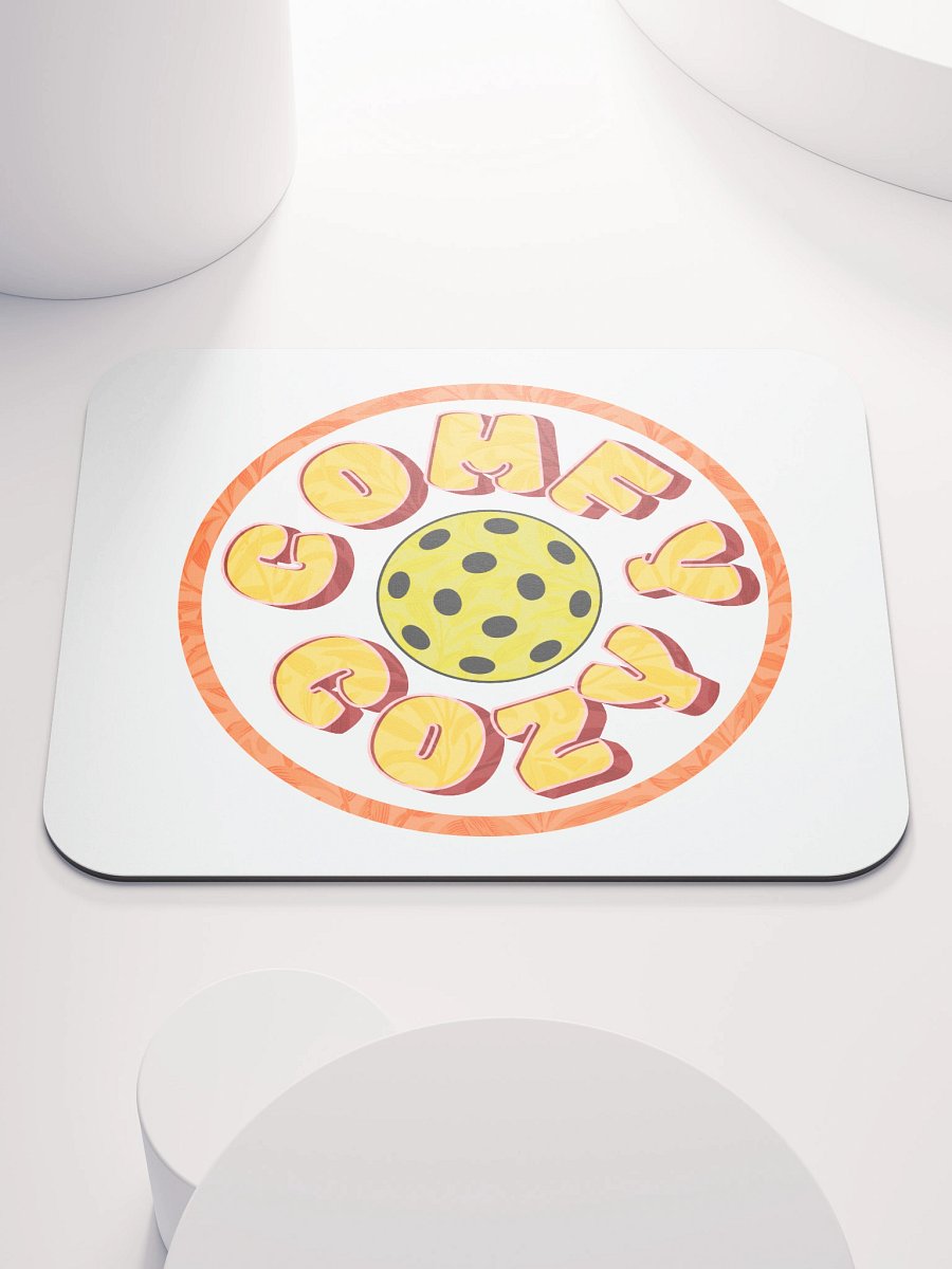 Comfy Cozy Pickleball Circle Vibes Mouse Pad product image (1)