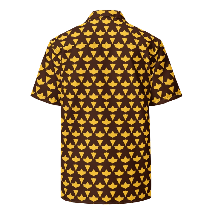 Meeple Hawaiian Shirt (Brown & Gold) product image (1)