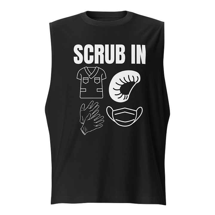 scrub in Bella+Canvas Muscle Tank product image (1)