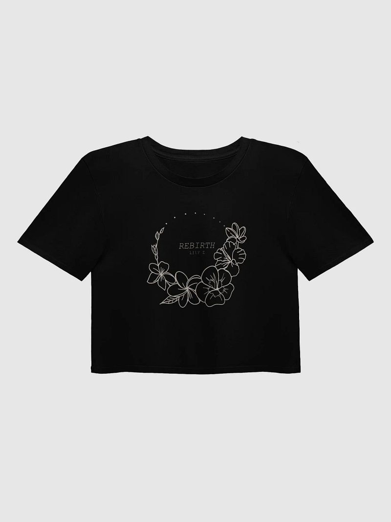 REBIRTH Cropped T-shirt - Black