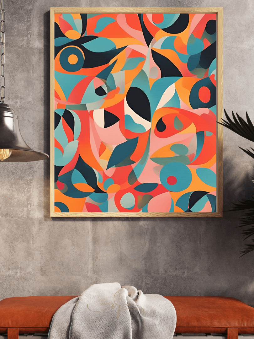 Pattern Abstract Painting Printable Wall Art product image (1)