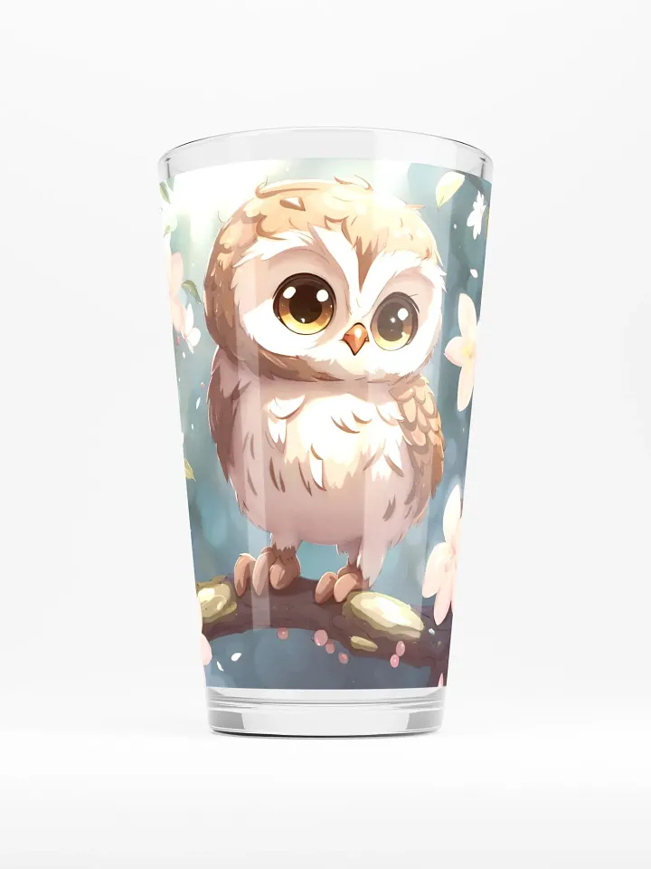 Anime Owl Pint Glass product image (1)