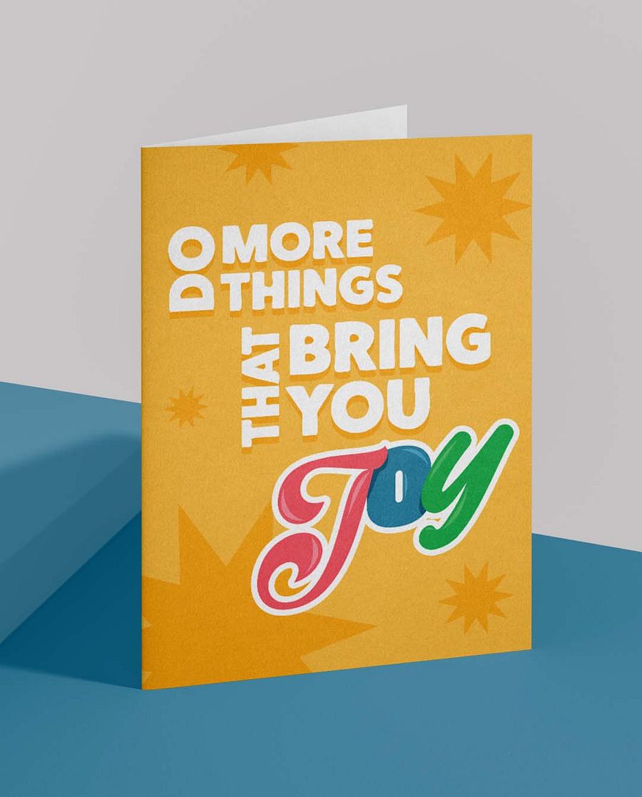 Do More Things That Bring You Joy Quote Affirmation Printable Wall Art Decor - Instant Download product image (3)