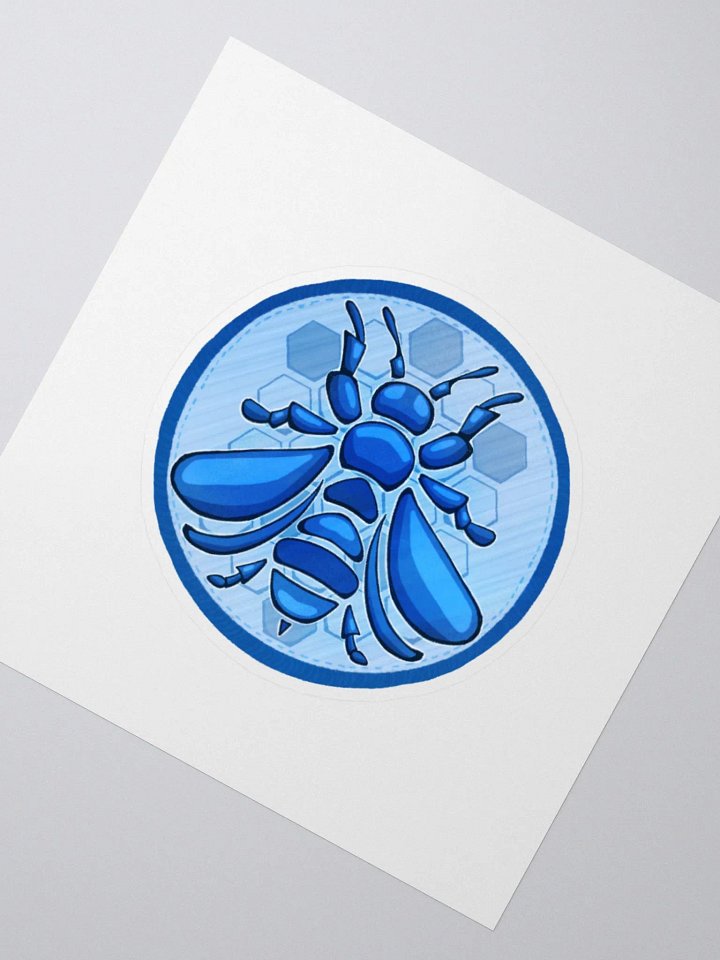 Blue Bees Sticker product image (2)