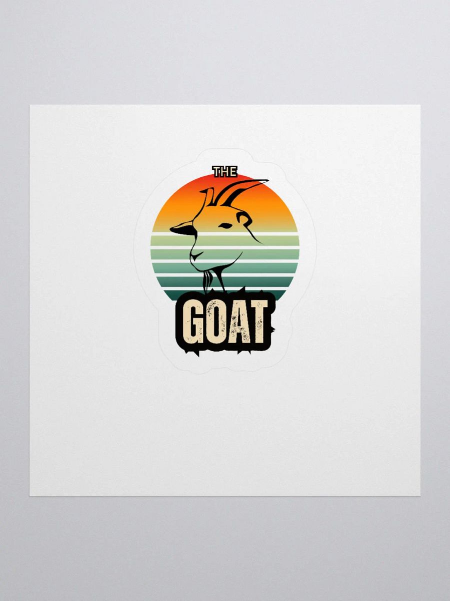 The GOAT Kiss Cut Stickers product image (1)