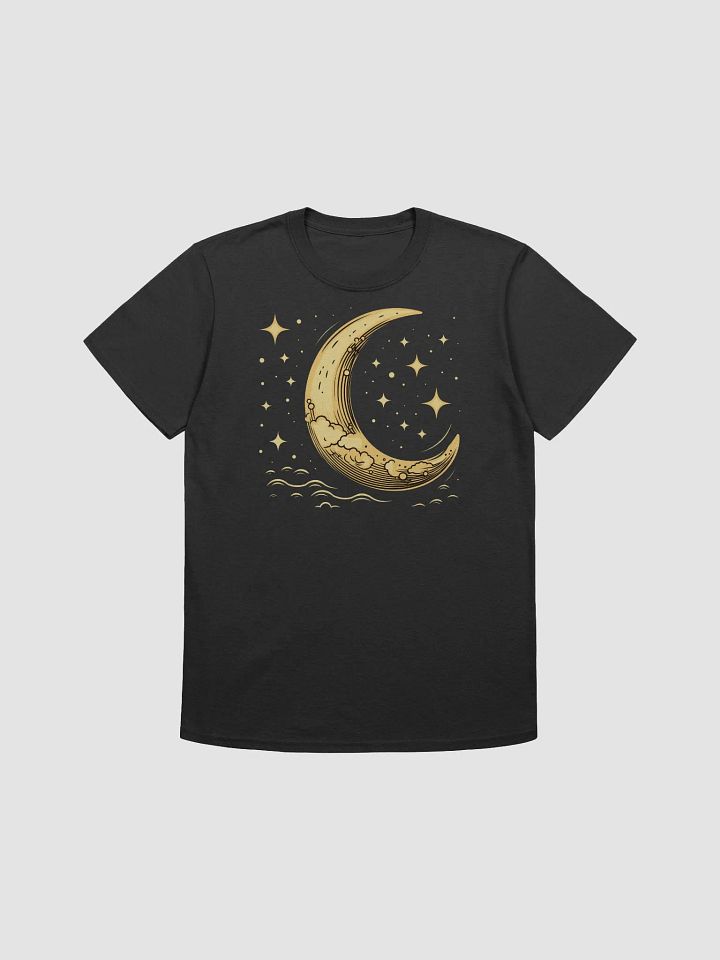Crescent moon and stars design product image (1)