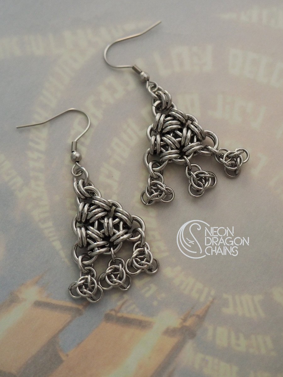 Atomic Triangle Earrings product image (5)
