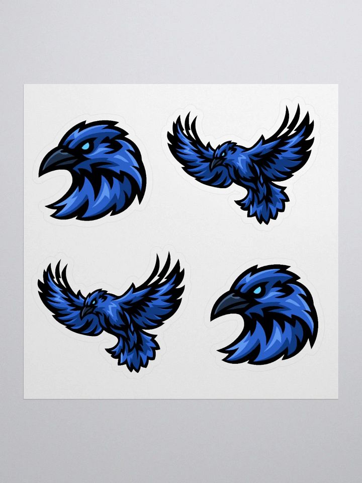Raven Logo Kiss Cut Stickers product image (2)