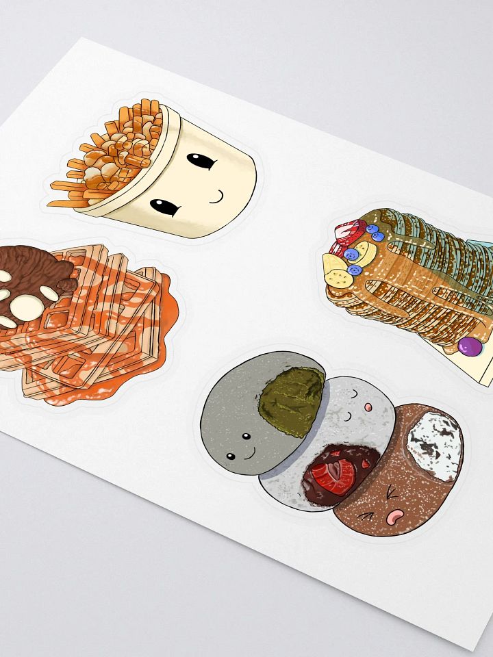 Food themed sticker sheet (1st batch) product image (2)